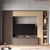 REDÒKASA Parete Attrezzata Made in Italy Infinity con 2 colonne, base TV, elemento a ribalta e elemento con vani, design moderno ideale per soggiorno, sala da pranzo, cucina (Kit 9 - Bronzo/Cadiz)