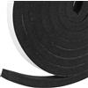 QWORK® Guarnizioni Finestre in Schiuma, 5 m x 25 mm x 20 mm Nastro Sigillante Autoadesivo, Nastro in Schiuma Fonoassorbente Anticollisione, per Finestre e Aria Condizionata