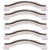 BOZONLI Maniglie per Mobili, Maniglie per Cassetti in Stile Europeo, Maniglia in Lega di Zinco e Strass di Cristallo per Armadio, Credenza, Mobili da Cucina, Nero,128mm,5pcs