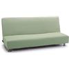 FAVERTI® Copridivano elasticizzato per divano letto a tre posti, modello reale, turchese, copridivano per letto universale, protezione di qualità in tessuto jacquard, in cotone
