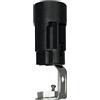 Tibelec, Portalampada E14, altezza 6,5 cm, Nero