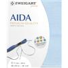 Zweigart Tela Aida 18 Count Luce Blu 50 x 55 (49,5 x 54,6 cm) - Grassi Qtr
