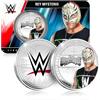 FANTASY CLUB Rey Mysterio WWE - Moneta ufficiale da collezione 32 mm - omaggio al maestro del 619 e leggenda del wrestling - edizione limitata per fan e collezionisti