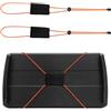 HINGTAI 2 pezzi Cinghie di copertura per grafico da pesca Cinghia di copertura regolabile per fishfinder, elastico elastico Protegge dai danni Adatto a schermi fino a 18 pollici per accessori da viaggio