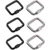 UESDU 6 quadrato moschettone,moschettone arrampicata,moschettoni,moschettoni arrampicata per Outdoor Sports, Hiking, Camping, Pesc