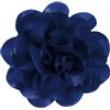 Mecool Grandi fermagli per capelli a forma di rosa, per matrimoni, feste, fermaglio per capelli, decorazione per capelli, accessori per capelli, colore blu intenso