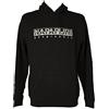 NAPAPIJRI Felpa Uomo Maglia Manica Lunga con Cappuccio e Tasca Grande Davanti Estiva Articolo NP0A4GHP Bays H, 041 Black, XL
