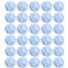FagusHome 30 Pz Teste Fiore di Ortensia Non Incluso Steli Artificiale Fiori 18CM Artificiali Non Steli Fiori di ortensie fintiper la Decorazione (Azzurro)