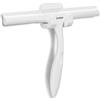 Anjinwiper Estrattore doccia da 10 pollici per doccia in acciaio inox per porta in vetro doccia in silicone estrattore doccia bagno finestra