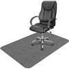 EUZLABBY 90x140cm Tappeto Sedia Ufficio Protettore del Pavimento,Grigio,Tappeto Salvapavimento Antiscivolo,Tappeto Sedia Gaming,Tappeto per Sedia con Ruote,Tappetino Pavimenti per Parquet e Piastrelle