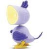 Dudùu Puppy Parrot - Mini lampada da Tavolo Pieghevole a LED, Luce Calda, Tascabile, per Lettura, Comodino o Scrivania, forma di Pappagallo (Viola)