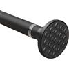 GDEVKHN Asta per Tenda da Doccia Estensibile a Molla 270cm Aste per Tenda da Doccia Extra Lunghe Aste Antiscivolo per Armadio per Soggiorno, Camera da Letto, Bagno, Balcone (84-270CM φ32mm Nero)