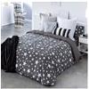 COTTON ARTean Copripiumino GIVETTE Grigio Letto da 180 COTONE 100%