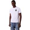 Calvin Klein Uomo T-shirt Maniche Corte Gradient Monogram Logo in Cotone, Bianco (Brilliant White), XL