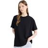 DeFacto Crop Tops-Klassisches Basic Damen-Bequemes Oversize Shirt für Frauen T, Nero, XXL Donna