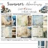 Blocco di carte scrap Summer Adventures Basic Set cm 20x20