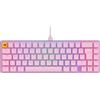 Glorious Gaming GMMK 2 Compact (65%) - tastiera gaming mecc., TKL compatta 65%, alluminio, personalizzab., tasti doppia iniezione, Fox Switches, RGB per ogni tasto, layout QWERTY inglese - Rosa