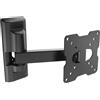 Meliconi CME ER 100 - Supporto TV con braccio estendibile inclinabile e ruotabile, Adatto per TV a Schermo Piatto fino da 14" a max 25'' (36 - 63 cm), VESA (in mm): 50x50, 75x75, 100x100