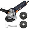 MAXXT Smerigliatrice angolare 125 mm | 1700W con Avvio graduale & Protezione sovraccarico - 12.000 giri/min per taglio, smerigliatura e lucidatura di precisione