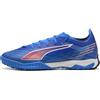 PUMA Scarpe da calcio ULTRA 6 MATCH TT unisex, Scarpe, Ultra Blu/Bianco/Glowing Rosso, 44