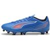 PUMA Scarpe da calcio ULTRA 6 PLAY FG/AG unisex, Scarpe, Ultra Blu/Bianco/Glowing Rosso, 44