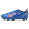 PUMA Scarpe da calcio ULTRA 6 PLAY FG/AG per ragazzi, Scarpe, Ultra Blu/Bianco/Glowing Rosso, 29