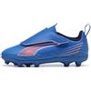 PUMA Scarpe da calcio ULTRA 6 PLAY FG/AG per bambini, Scarpe, Ultra Blu/Bianco/Glowing Rosso, 32