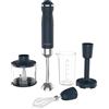 TERRAILLON - NEW MOON- Frullatore a immersione elettrico, lame in acciaio inox, funzione turbo, 1000 W, VITesse variabile, Bicchiere dosatore, frusta in acciaio inox, tritatutto 600 ml