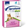 FORMEVET S.R.L. FIPRALONE DUO GATTI 4 PIPETTE 0,5 ML 50MG/60MG SCAD. 10-2027