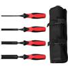 Marhynchus Sfalcini Intagliati in Legno, Set di Scalpelli in Legno in Acciaio Premium, Manico TPR Ergonomico, 4 Pezzi 4 Mm 12mm 19 Mm 25 Kit di Scalpelli in, Ottimo per Intaglio, Bordo, Taglio,
