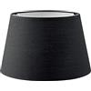home sweet home collection Home Sweet Home Paralume in tessuto ROUND, nero | 20 x 15 x 13 cm | Utilizzabile con lampada da tavolo | Adatto per soggiorno, sala da pranzo