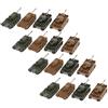 Collezione Panzerkampfwagen VI Ausf. E Tiger I + V Panther Tank Modello 16Piece