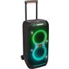 JBL PartyBox Stage 320 Speaker Wireless Bluetooth Portatile, Cassa Altoparlante Impermeabile IPX4, 2 Ingressi per Microfono e Chitarra, USB, fino a 18 h di Autonomia, Nero, Spina AC UK (tipo G)