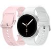 Samsung Galaxy Watch8 (Silver, BT, 40mm) + Sport band, Smartwatch Galaxy AI, allenatore personale, design resistente agli urti, monitoraggio attività fisica e sonno, One UI 8[Versione Italiana]