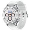 Samsung Galaxy Watch8 Classic (White, BT, 46mm) Smartwatch Galaxy AI, Design Resistente agli Urti, Ghiera Girevole, Processore 3nm, Monitoraggio Attività Fisica e Sonno, One UI 8 [Versione Italiana]