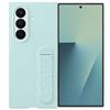 Samsung Silicone Case Cover con cavalletto per Galaxy Z Fold7, 2 pellicole schermo anteriore incluse, Mint