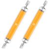 Aseoacc Lampadina LED R7S 118mm Dimmerabile, 20W Lampadine led r7s 118mm, Sostituzione Diretta per Alogeni 200W,30000h Durata, 360 Gradi, AC 220V-240V, 2000LM (Bianco freddo, 2 Pack)