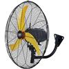 CFG 1808 CFG SILENTE WALL 26 VENTILATORE PARETE MOTORE DC 60CM 110W facile da montare pale in alluminio e corpo in metallo 6 velocità timer e funzione sleep oscillazione