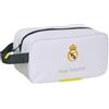Safta Real Madrid Attrezzature 25/26 - Scarpiera media, multiuso, portatile, sportiva, estrattori, calcio, comodo e versatile, 29 x 14 x 15 cm, bianco, M, Casual