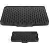 Xingwenhao 2 PzTappetino Scolapiatti in Silicone, Tappetino Lavello Cucina, Sgocciolatoio per Lavello, Tappetino Sgocciola Piatti da Lavandino Antiscivolo per Piano Cucina Lavello, 40x30 cm, 25x13 cm