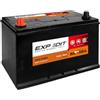 La Casa della Batteria Batteria Auto Expedit Moving Energy Tech Batteria 12v Batteria Auto 95Ah 760A D31X 95 SX 30.5×17.3×22.1 cm Senza Manutenzione Pronta all'Uso Made in Italy