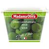 MADAMA OLIVA, Olive Castelvetrano Dolci Verdi, Sapore Unico e Fruttato, Snack Ideali per Antipasti a Base di Formaggi e Salumi, Insalate Verdi, 100% Made in Italy, 250 gr