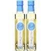Messino Aceto Bianco con Basilico - Aroma Erbaceo Intenso, Ingredienti Naturali, Senza Zuccheri Aggiunti - Confezione 2 x 250 ml (Totale 500 ml) - Condimento per Insalate, Carni, Pasta e Verdure