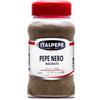 ITALPEPE roma 1969 Italpepe, Pepe Nero Macinato, Ideale per Dare una Nota Leggermente Piccante ai Tuoi Piatti, Ottimi per Piatti a Base di Salumi e Salsicce, Brodi e Minestre, Confezione 270 gr