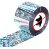 REGALUKOS® 80 m x 4,8 cm Uccello Nastro Repellente - Dissuasori Per Piccioni - Scaccia Piccioni - Antiuccelli Dissuasore Riflettente Nastri - Effaroucheur Pigeons