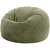icon Classico Poltrona Sacco, Verde Salvia, Velluto a Coste, Pouf Poltrona con Riempimento Incluso, Pouf Sacco, Camera da Letto, Soggiorno, Mobili Soggiorno