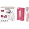 PHILIPS Bundle of Philips Lumea 8000 Series dispositivo di epilazione IPL, alternativa ai dispositivi di epilazione laser, BRI949/00 + Philips Facial Hair Remover 5000 Series, epilatore da donna BRR454/00