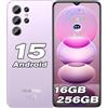 OUKITEL C1 Pro Smartphone Android 15, 16GB+256GB/1TB Telefono Cellulare, 5150mAh Telefoni Offerta, 6.52 HD+ Display, 13MP+5MP Fotocamera Cellulari, Dual SIM 3 Slot/Octa Core/Fingerprint/3.5mm Jack