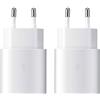 Powersky 2 Pack Caricabatterie USB C 25W per Samsung Galaxy A56 A55 A54 A53 A36 A35 A34 A33 A17 A16 A05s S26 S25 S24 S23 S22 S21 S20 Plus FE, Z Fold 6/7, Z Flip 7/6, Alimentatore Caricabatterie Veloce USB C