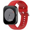 GIOPUEY Cinturini Compatibile con Cmf BY Nothing Watch PRO, Morbido Silicone Cinturino [Resistente all'Usura] [Traspirante] - Red